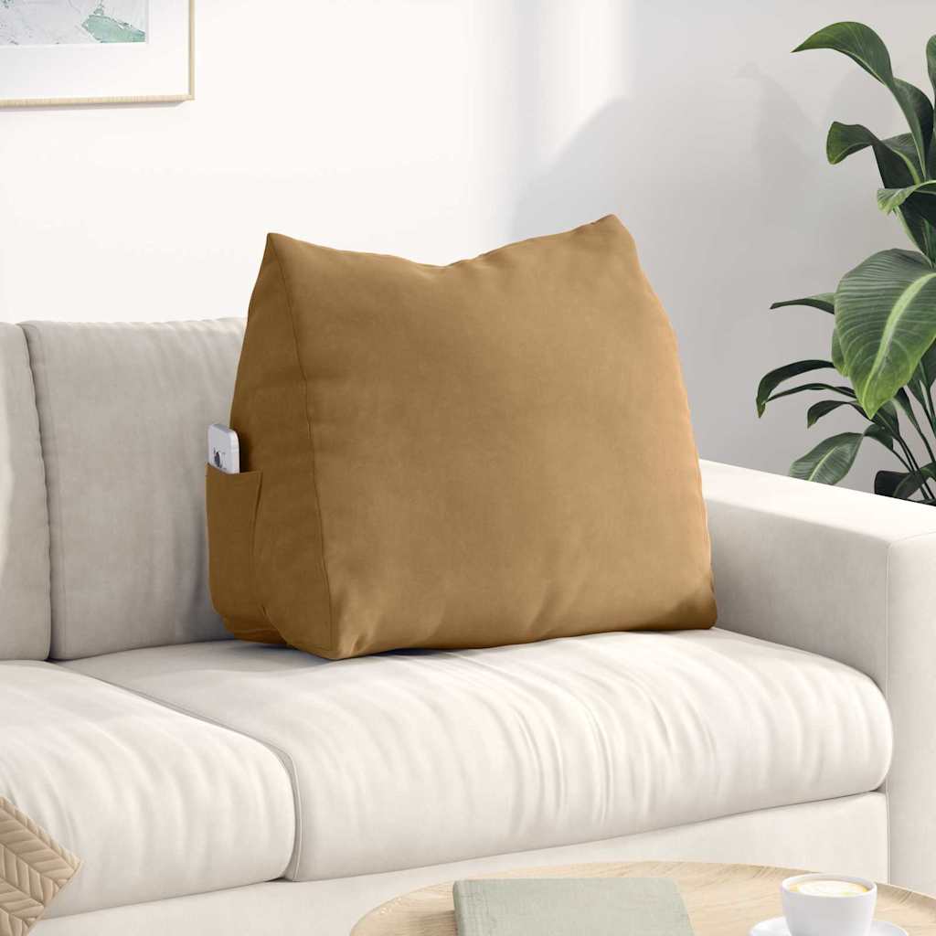 JUNG Vida Rückenkissen Braun 60 x 20 x 50 cm Cordstoff