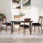 JUNG Vida Sitzkissen 4 pcs Schwarz 40 x 40 x 12 cm Stoff