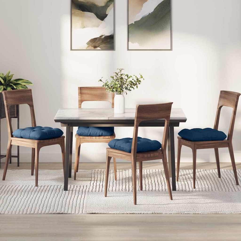 JUNG Vida Sitzkissen 4 pcs Blau 40 x 40 x 12 cm Stoff
