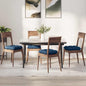 JUNG Vida Sitzkissen 4 pcs Blau 40 x 40 x 12 cm Stoff