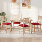 JUNG Vida Sitzkissen 4 pcs Rot 40 x 40 x 6 cm Stoff