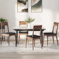 JUNG Vida Sitzkissen 4 pcs Schwarz 40 x 40 x 3 cm Stoff