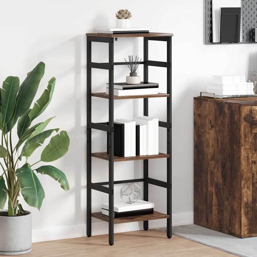 JUNG Vida Bücherregal Geräucherte Eiche 40 x 29,5 x 115 cm Holzwerkstoff