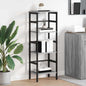 JUNG Vida Bücherregal Graues Sonoma 40 x 29,5 x 115 cm Holzwerkstoff