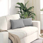 JUNG Vida Sofakissen 2 pcs Wolkengrau 50 x 30 cm Stoff