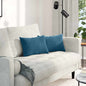 JUNG Vida Sofakissen 2 Stück Blau 50 x 30 cm Cordstoff