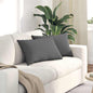 JUNG Vida Sofakissen 2 pcs Dunkelgrau 60 x 40 cm Stoff
