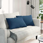 JUNG Vida Sofakissen 2 pcs Blau 60 x 40 cm Stoff