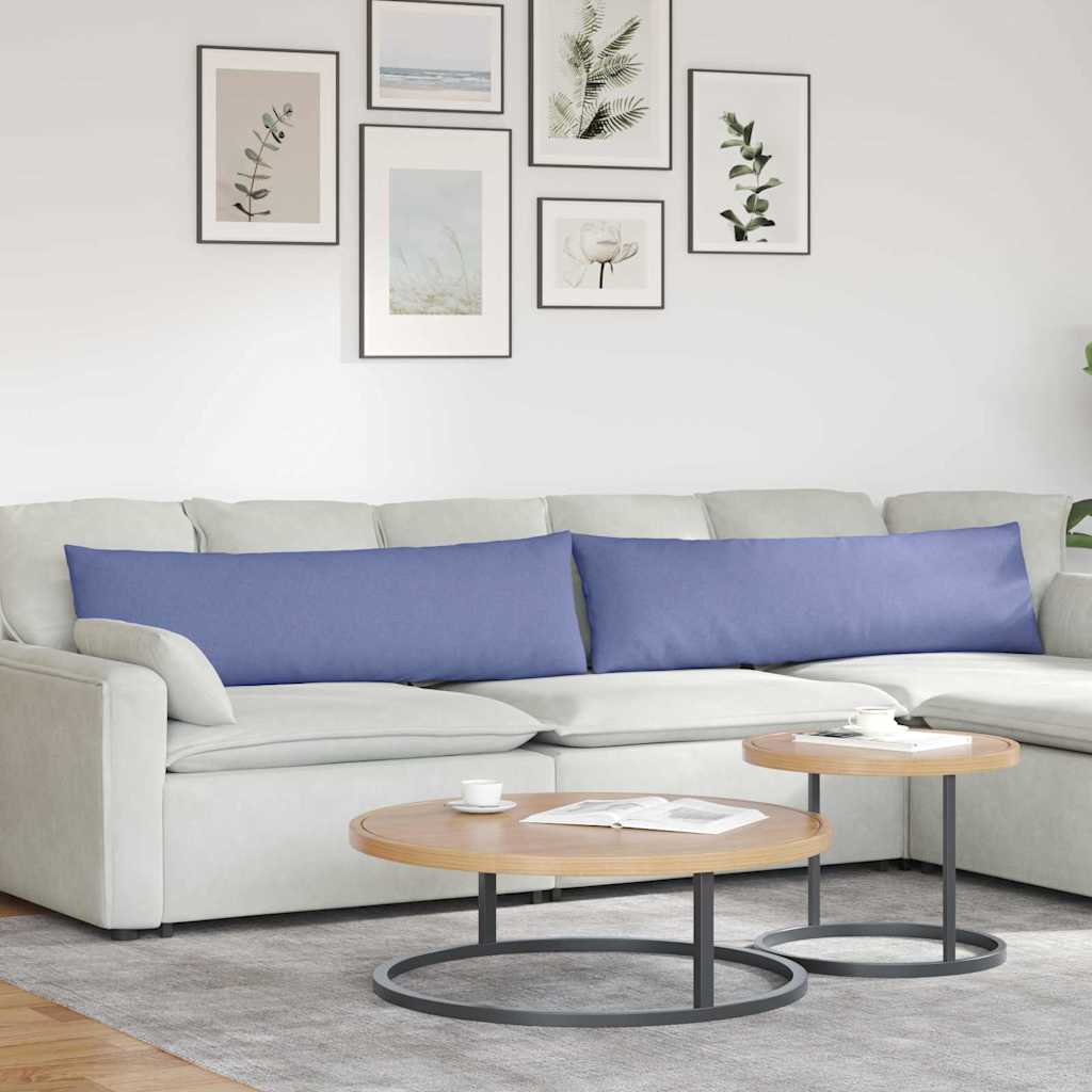 JUNG Vida Sofakissen 2 pcs Jeans blau 145 x 40 cm Stoff