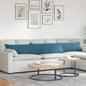 JUNG Vida Sofakissen 2 Stück Blau 200 x 40 cm Cordstoff
