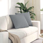 JUNG Vida Sofakissen 2 pcs Hellgrau 50 x 50 cm Stoff