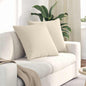JUNG Vida Sofakissen 2 Stück Beige 60 x 60 cm Stoff