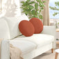 JUNG Vida Sitzkissen 2 pcs Rot-Orange Ø 40 cm Cordstoff