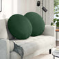 JUNG Vida Sitzkissen 2 pcs Dunkelgrün Ø 60 cm Cordstoff