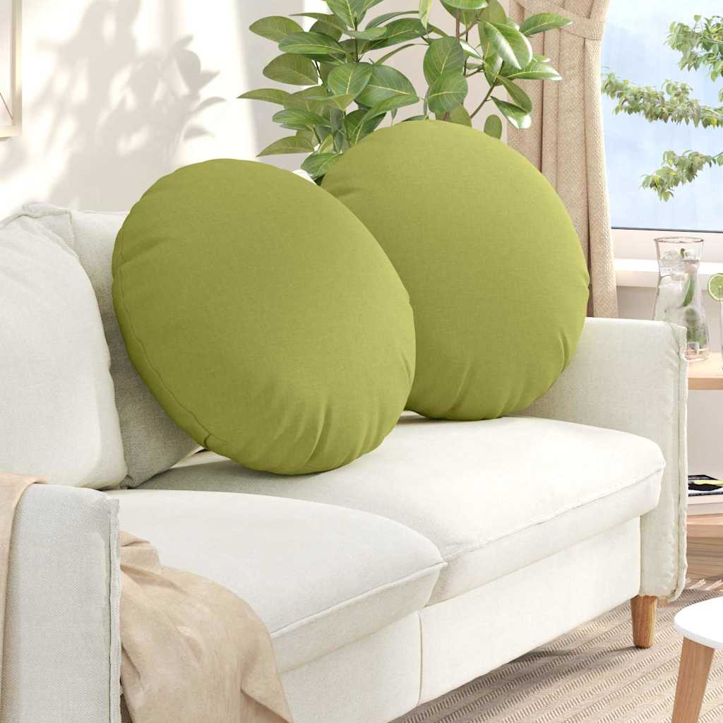 JUNG Vida Sitzkissen 2 pcs Hellgrün Ø80 x 29 cm Stoff