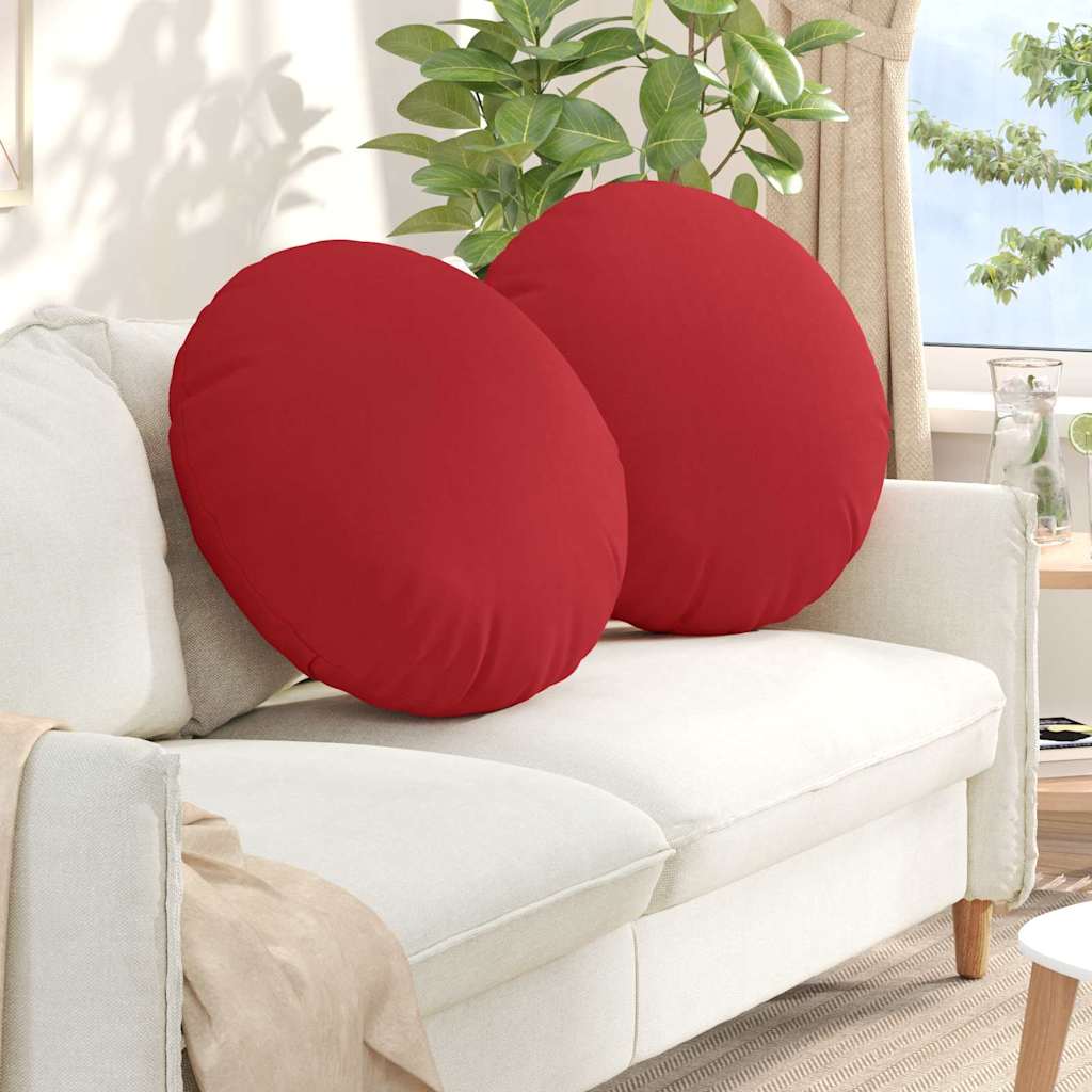 JUNG Vida Sitzkissen 2 pcs Rot Ø80 x 29 cm Stoff