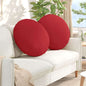 JUNG Vida Sitzkissen 2 pcs Rot Ø80 x 29 cm Stoff