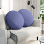 JUNG Vida Sitzkissen 2 pcs Jeans blau Ø80 x 29 cm Stoff