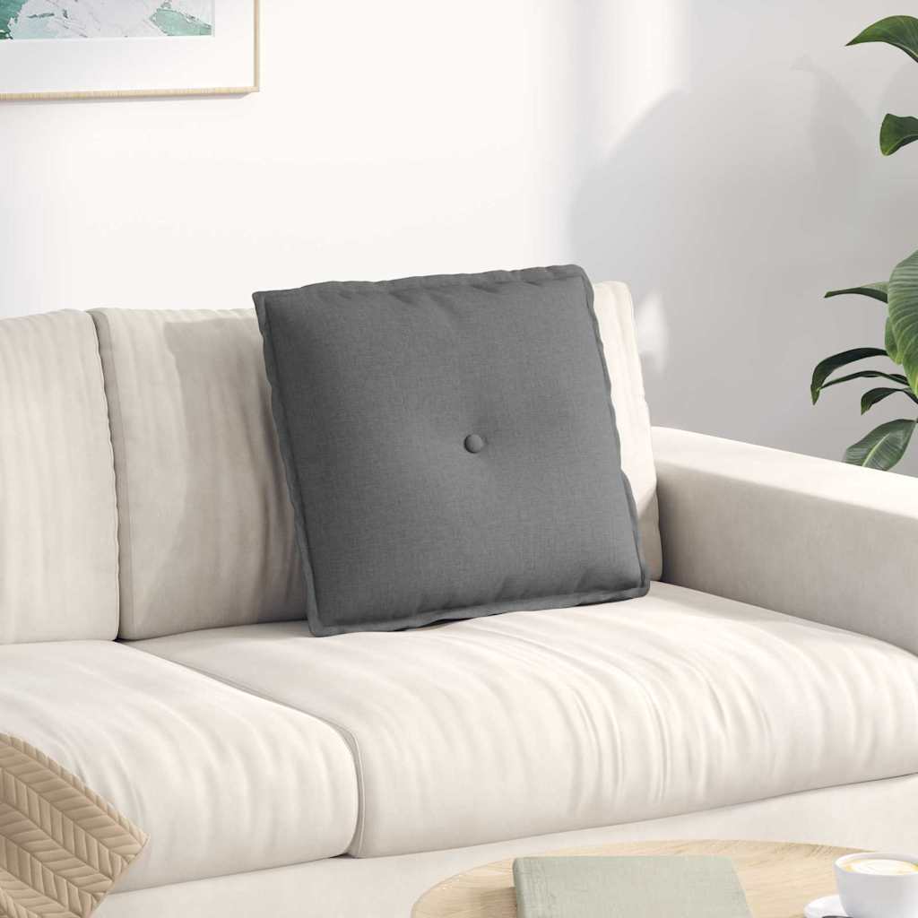 JUNG Vida Rückenkissen Dunkelgrau 50 x 19 x 45 cm Stoff