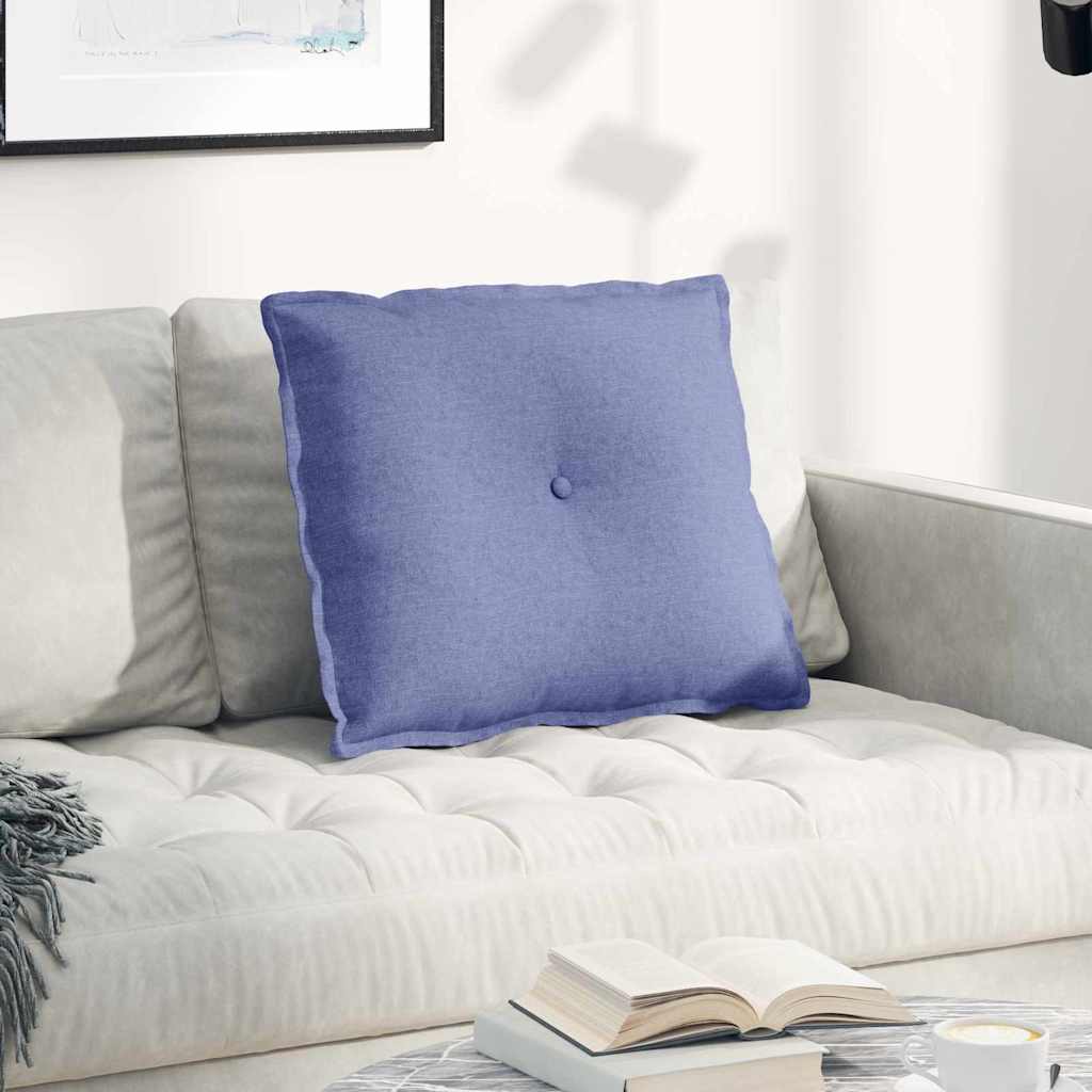 JUNG Vida Rückenkissen Jeans blau 60 x 19 x 50 cm Stoff