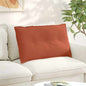 JUNG Vida Rückenkissen Rot-Orange 80 x 50 cm Cordstoff