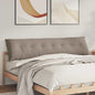 JUNG Vida Rückenkissen Taupe 200 x 50 cm Mikrofaserstoff
