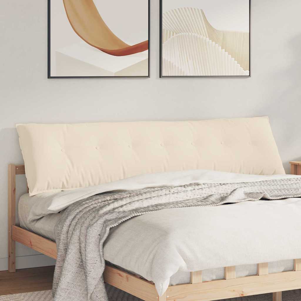 JUNG Vida Rückenkissen Beige 200 x 50 cm Mikrofaserstoff