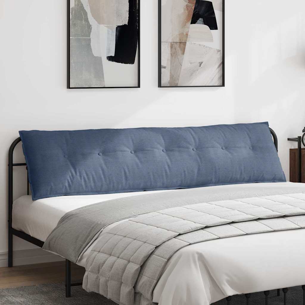 JUNG Vida Rückenkissen Blau 200 x 50 cm Cordstoff