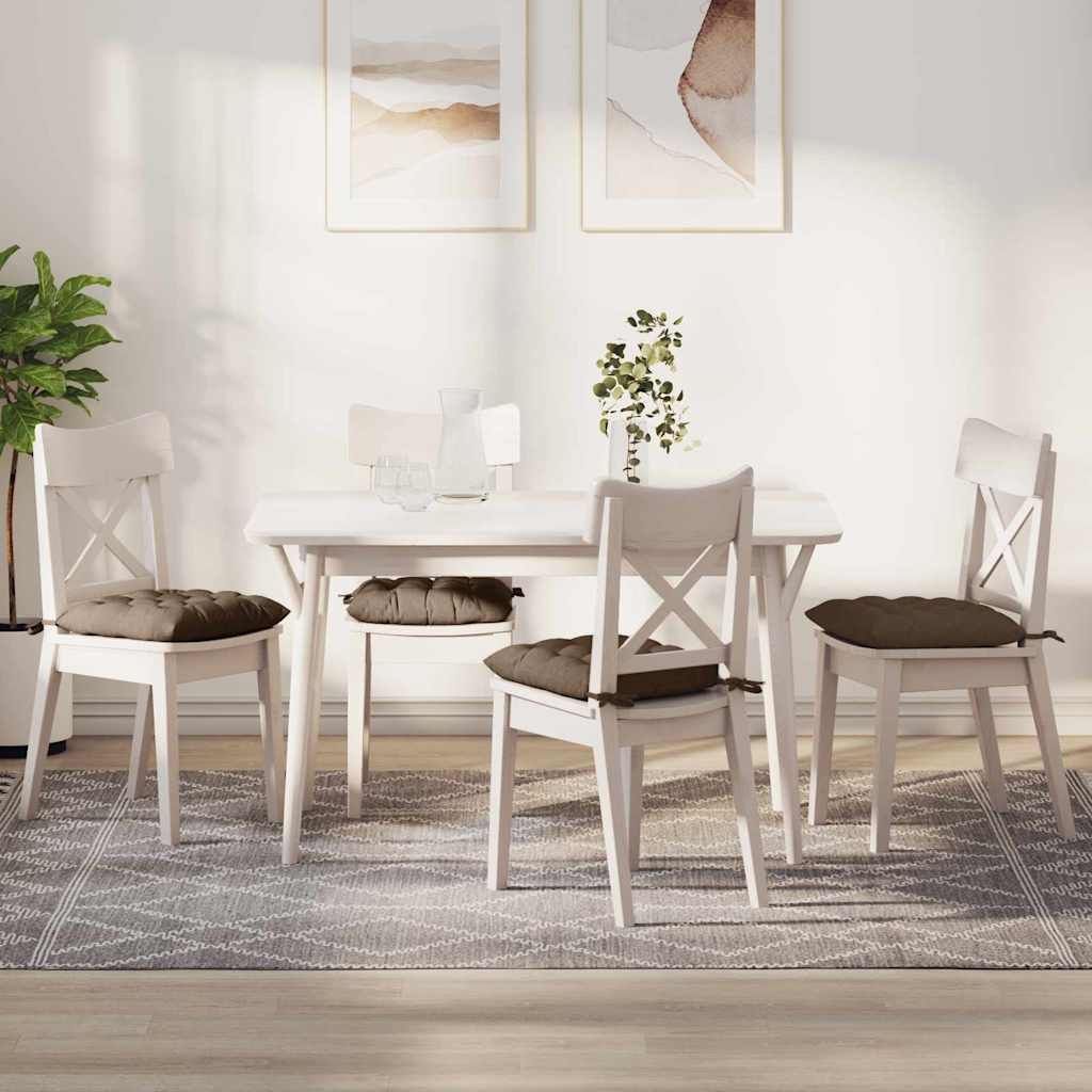 JUNG Vida Sitzkissen 4 pcs Braun 40 x 40 x 6 cm Stoff