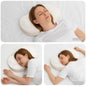 JUNG Vida Kopfkissen mit Kissen Weiß 55 x 36 x 10 cm Polyester