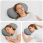 JUNG Vida Kopfkissen mit Kissen Grau 55 x 36 x 10 cm Polyester