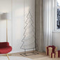 JUNG Vida Metall Weihnachtsbaum mit Ständer Schwarz 180 cm Stahl