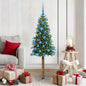 JUNG Vida Schlanker Weihnachtsbaum mit 150 LEDs mit Ständer Grün 150 cm