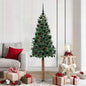 JUNG Vida Schlanker Weihnachtsbaum mit 300 LEDs mit Ständer Grün 180 cm