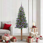 JUNG Vida Schlanker Weihnachtsbaum mit 300 LEDs mit Ständer Grün 180 cm