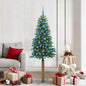 JUNG Vida Schlanker Weihnachtsbaum mit 300 LEDs mit Ständer Grün 180 cm