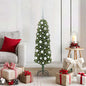 JUNG Vida Künstlicher Weihnachtsbaum mit 150 LEDs mit Ständer Grün 120 cm