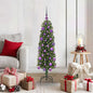 JUNG Vida Künstlicher Weihnachtsbaum mit 150 LEDs mit Ständer Grün 120 cm
