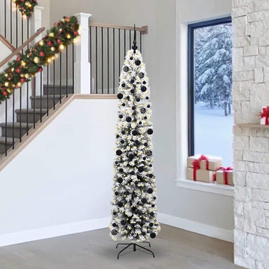 JUNG Vida Künstlicher Weihnachtsbaum mit 300 LEDs mit Ständer Grün 240 cm