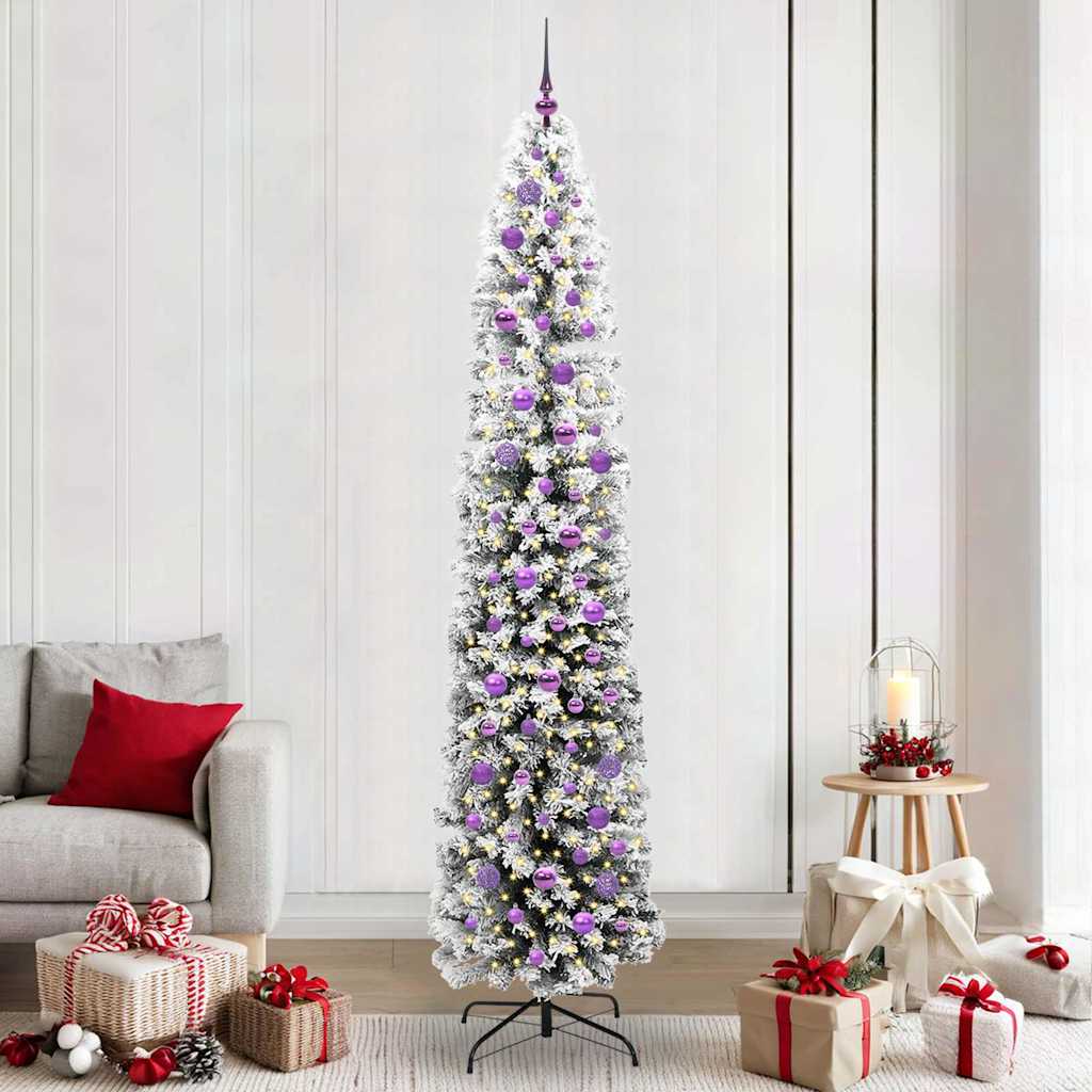 JUNG Vida Künstlicher Weihnachtsbaum mit 300 LEDs mit Ständer Grün 240 cm