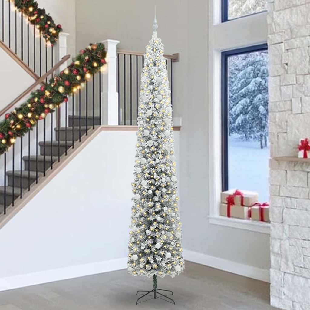 JUNG Vida Künstlicher Weihnachtsbaum mit 300 LEDs mit Ständer Grün 300 cm