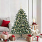 JUNG Vida Künstlicher Weihnachtsbaum mit 150 LEDs mit Ständer Grün 150 cm