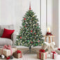 JUNG Vida Künstlicher Weihnachtsbaum mit 150 LEDs mit Ständer Grün 150 cm