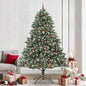 JUNG Vida Künstlicher Weihnachtsbaum mit 300 LEDs mit Ständer Grün 240 cm