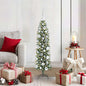 JUNG Vida Künstlicher schlanker Weihnachtsbaum Grün und Weiß 120 cm