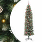 JUNG Vida Künstlicher schlanker Weihnachtsbaum Grün und Weiß 210 cm