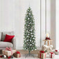 JUNG Vida Künstlicher schlanker Weihnachtsbaum Grün und Weiß 210 cm