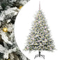 JUNG Vida Künstlicher vorbeleuchteter Weihnachtsbaum mit Kugelset Grün