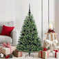 JUNG Vida Künstlicher klappbarer Weihnachtsbaum mit 150 LEDs Grün 120 cm