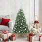 JUNG Vida Künstlicher klappbarer Weihnachtsbaum mit 150 LEDs Grün 120 cm